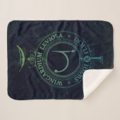 Couverture Sherpa Harry Potter Spell | Wingardium Leviosa Graphic (Devant (Horizontal))