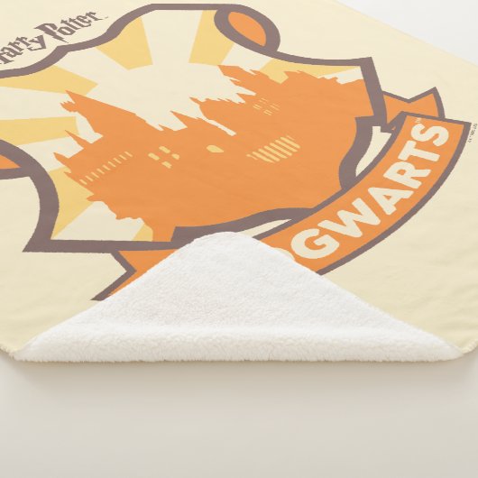 Couverture Sherpa HARRY POTTER™ | Summer Magic HOGWARTS™ Crest (3/4)