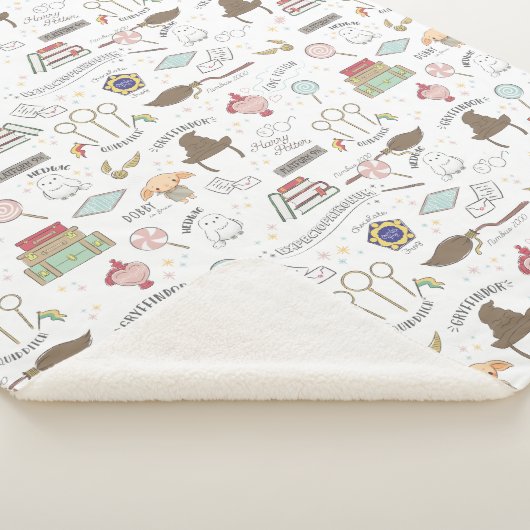 Couverture Sherpa HARRY POTTER™ Tiny Magic Pattern (3/4)