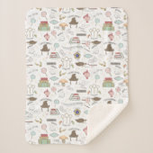 Couverture Sherpa HARRY POTTER™ Tiny Magic Pattern (Devant)