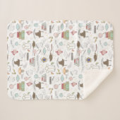 Couverture Sherpa HARRY POTTER™ Tiny Magic Pattern (Devant (Horizontal))