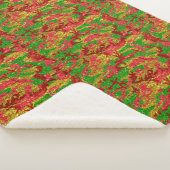 Couverture Sherpa Haus De Camo Gold Motif (3/4)