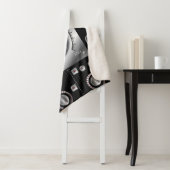 Couverture Sherpa Haut-parleurs rouges avec amplificateur et boutons (En situation)