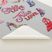 Couverture Sherpa Haut talon Chaussures Collage Stiletto Pumps Blank (3/4)