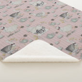 Couverture Sherpa Haute Couture Poulet (3/4)
