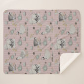 Couverture Sherpa Haute Couture Poulet (Devant (Horizontal))