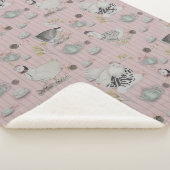 Couverture Sherpa Haute Couture Poulet (3/4)