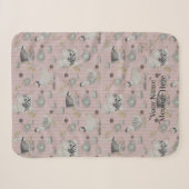 Couverture Sherpa Haute Couture Poulet Sherpa Blanket (Devant (Horizontal))