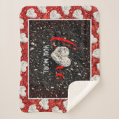 Couverture Sherpa Hawaii Beach Coral Rock Heart Lot You Plus Script (Devant)