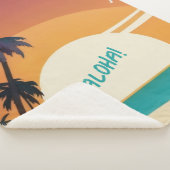 Couverture Sherpa Hawaiian/Aloha/Tropical/plage (3/4)