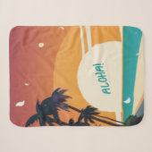 Couverture Sherpa Hawaiian/Aloha/Tropical/plage (Devant (Horizontal))