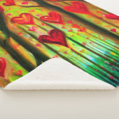 Couverture Sherpa Heart Forest Sherpa Blanket (3/4)