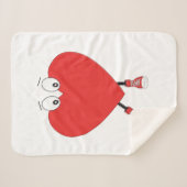 Couverture Sherpa Heart Shape (Devant (Horizontal))