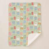 Couverture Sherpa Hedwig Post Letter Block Pattern (Devant)