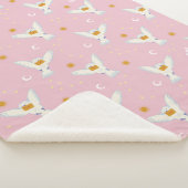 Couverture Sherpa Hedwig Rose Solstice Pattern (3/4)