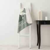 Couverture Sherpa Hedwig With Letter Whimsical Drawing (En situation)