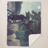 Couverture Sherpa Henri Rousseau - Le Charmeur Des Serpents (Devant)