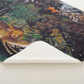 Couverture Sherpa Henri Rousseau - Le lion affamé (3/4)