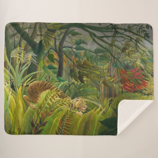 Couverture Sherpa Henri Rousseau - Surpris ! (Devant (Horizontal))
