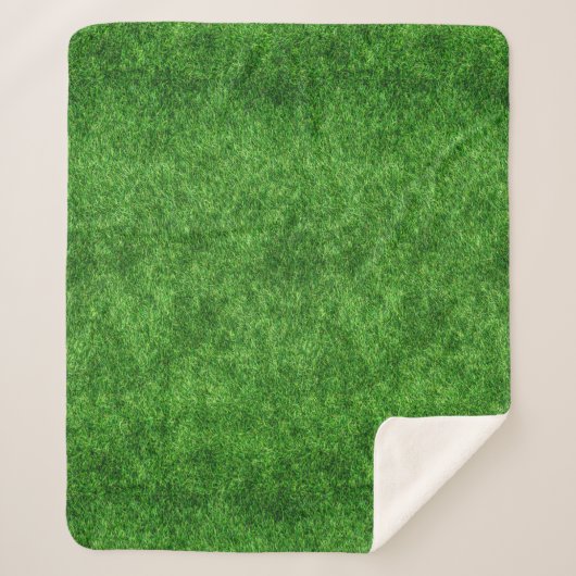 Couverture Sherpa Herbe verte (Devant)