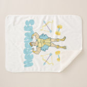 Couverture Sherpa Hercules Arrows and Dumbbells Flex Sherpa Blanket (Devant (Horizontal))