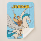 Couverture Sherpa Hercules Riding Pegasus Sherpa Blanket (Devant)