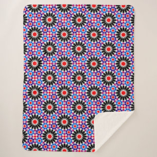 Couverture Sherpa Héritage mosaïque : Art Zellige andalou marocain