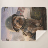 Couverture Sherpa Heroic Yorkie Special Forces | Sherpa Blanket (Devant (Horizontal))