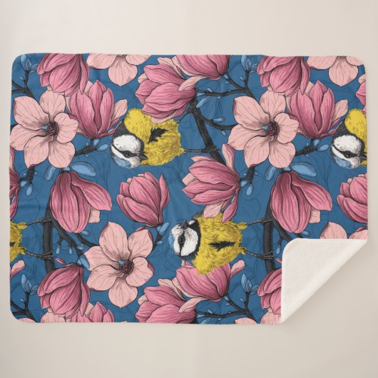 Couverture Sherpa Heure du printemps (Devant (Horizontal))