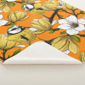 Couverture Sherpa Heure du printemps en jaune (3/4)