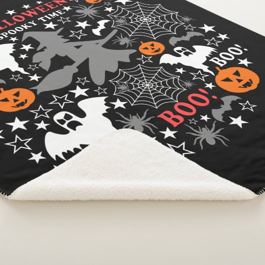 Couverture Sherpa Heure Éffrayante Halloween (3/4)