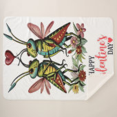 Couverture Sherpa Heureuse Sainte-Valentin (Devant (Horizontal))