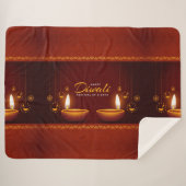 Couverture Sherpa Heureux Diwali (Devant (Horizontal))