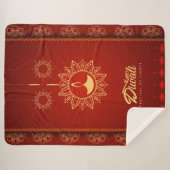 Couverture Sherpa Heureux Diwali (Devant (Horizontal))