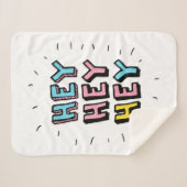 Couverture Sherpa Hey Hey (Devant (Horizontal))