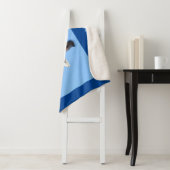 Couverture Sherpa Hey là drôle Giraffe photo avec texte (En situation)