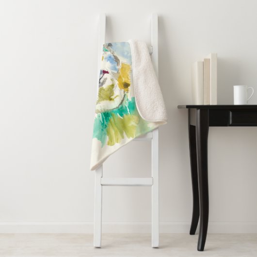 Couverture Sherpa Hifi Llama - portrait (En situation)