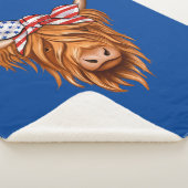 Couverture Sherpa Highland Cow (3/4)