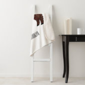 Couverture Sherpa Highland cow (En situation)