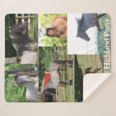 Couverture Sherpa Highland Pony Blanket (Devant (Horizontal))