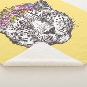 Couverture Sherpa Hippie de léopard chic (3/4)