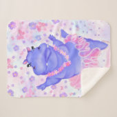 Couverture Sherpa Hippo Prima Ballerina - Bonne danseuse (Devant (Horizontal))