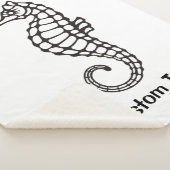 Couverture Sherpa Hippocampe noir (3/4)