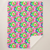 Couverture Sherpa Hippy Heart (Devant)