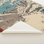 Couverture Sherpa Hiroshige hiver paysage Japon pays (3/4)