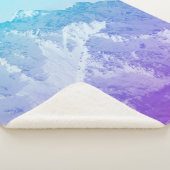 Couverture Sherpa Hiver montagne, hipster, pic, photo, ba (3/4)