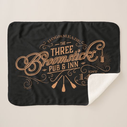 Couverture Sherpa HOGSMEADE™ THE TROIS BROOMSTICKS™ Pub & Inn (Devant (Horizontal))