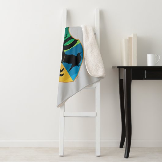 Couverture Sherpa HoGWARTS™ Castle Crest House Insigne de fierté (En situation)