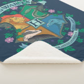 Couverture Sherpa HOGWARTS™ Floral Crest (3/4)