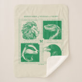 Couverture Sherpa HOGWARTS™ Grille d'animaux de maison (Devant)